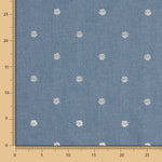 Camisa Denim Claro Margarida Bordada - Ribes y Casals