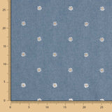 Camisa Denim Claro Margarida Bordada - Ribes y Casals