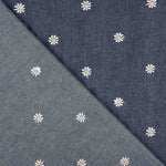 Camisa Denim Oscuro Margarida Bordada - Ribes y Casals