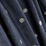 Camisa Denim Oscuro Margarida Bordada - Ribes y Casals