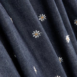 Camisa Denim Oscuro Margarida Bordada - Ribes y Casals