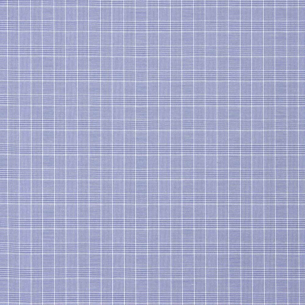 Camisa Algodão Mini Xadrez Galês Azul - Ribes y Casals