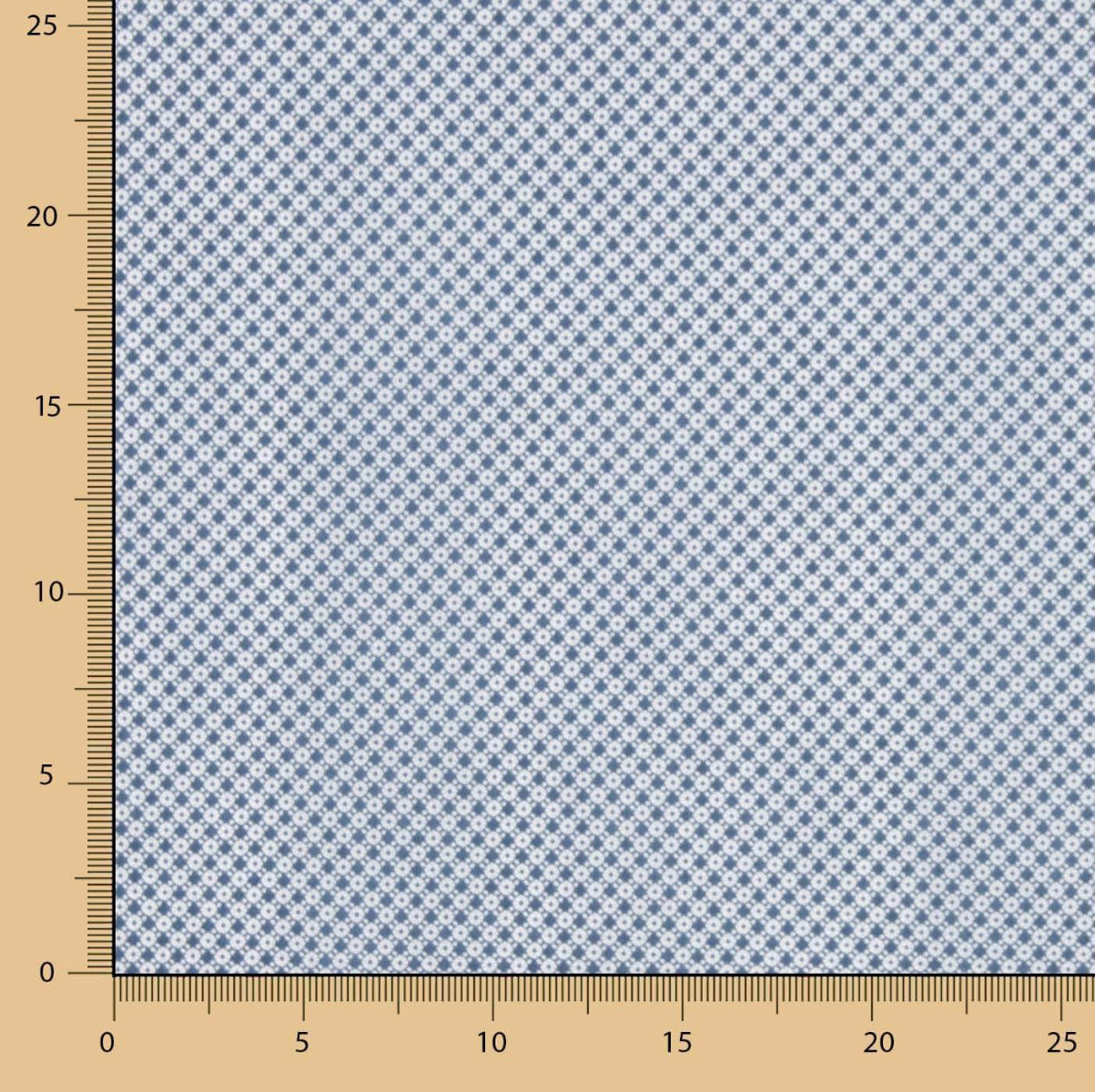 Camisa Algodão Mini Geométrica Azul - Ribes y Casals