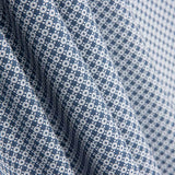 Camisa Algodão Mini Geométrica Azul - Ribes y Casals