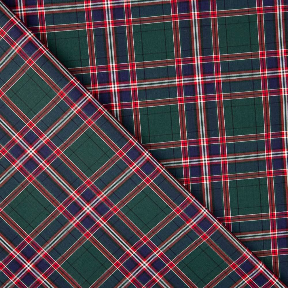 Camisa Algodão Tartan Verde - Ribes y Casals
