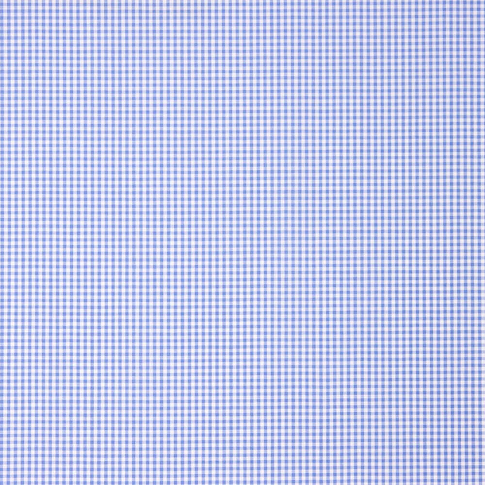 Camisa Algodão Vichy Azul claro - Ribes y Casals