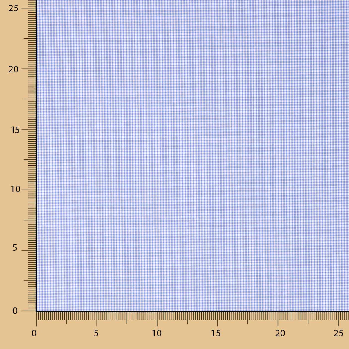 Camisa Algodão Vichy Azul claro - Ribes y Casals