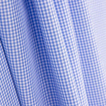 Camisa Algodão Vichy Azul claro - Ribes y Casals