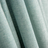 Chambray Algodão-Linho Espinha de Peixe Verde - Ribes y Casals