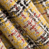 Tweed Lã Xadrez Amarelo Bicolor - Ribes y Casals