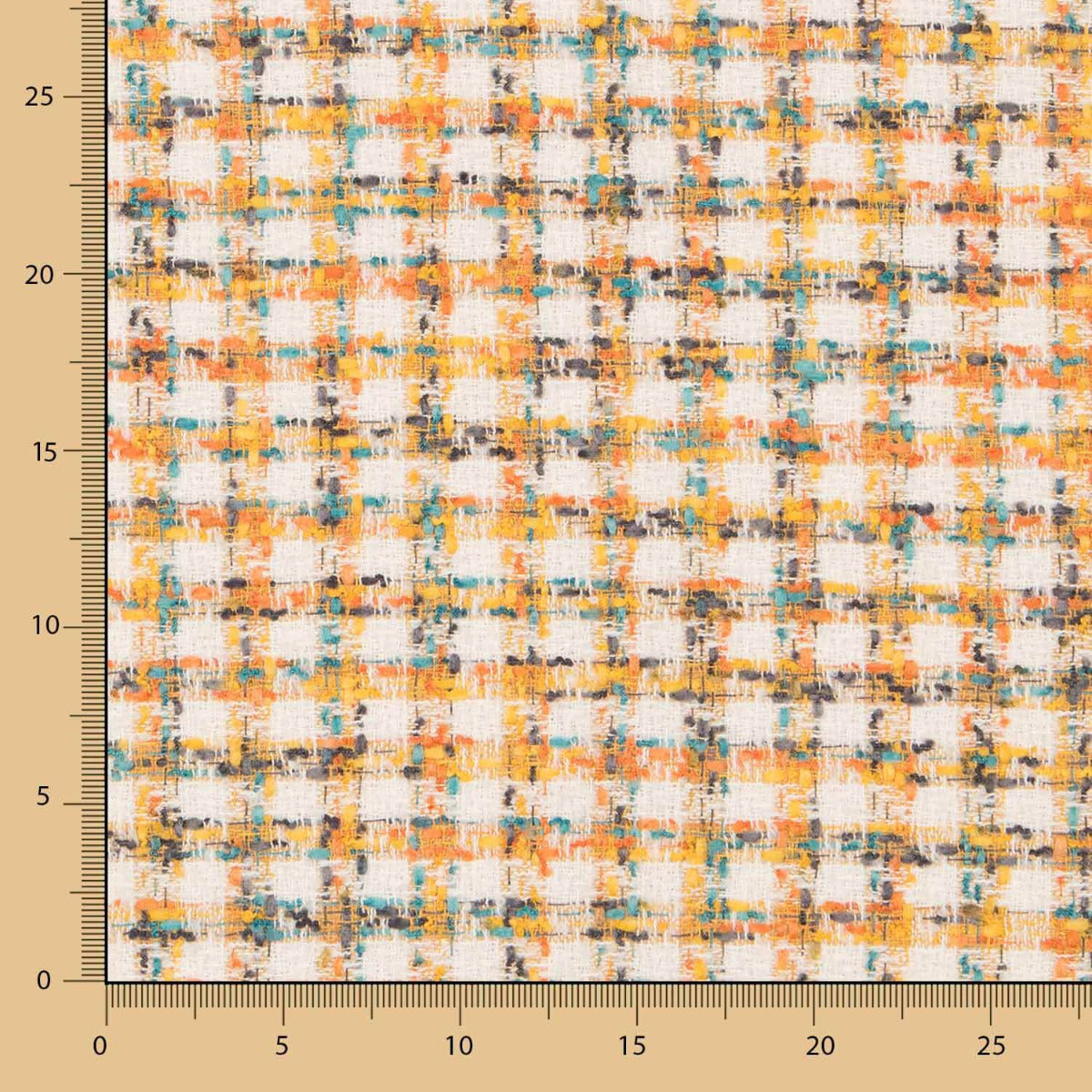Tweed Lã Pé Galo Amarelo - Ribes y Casals