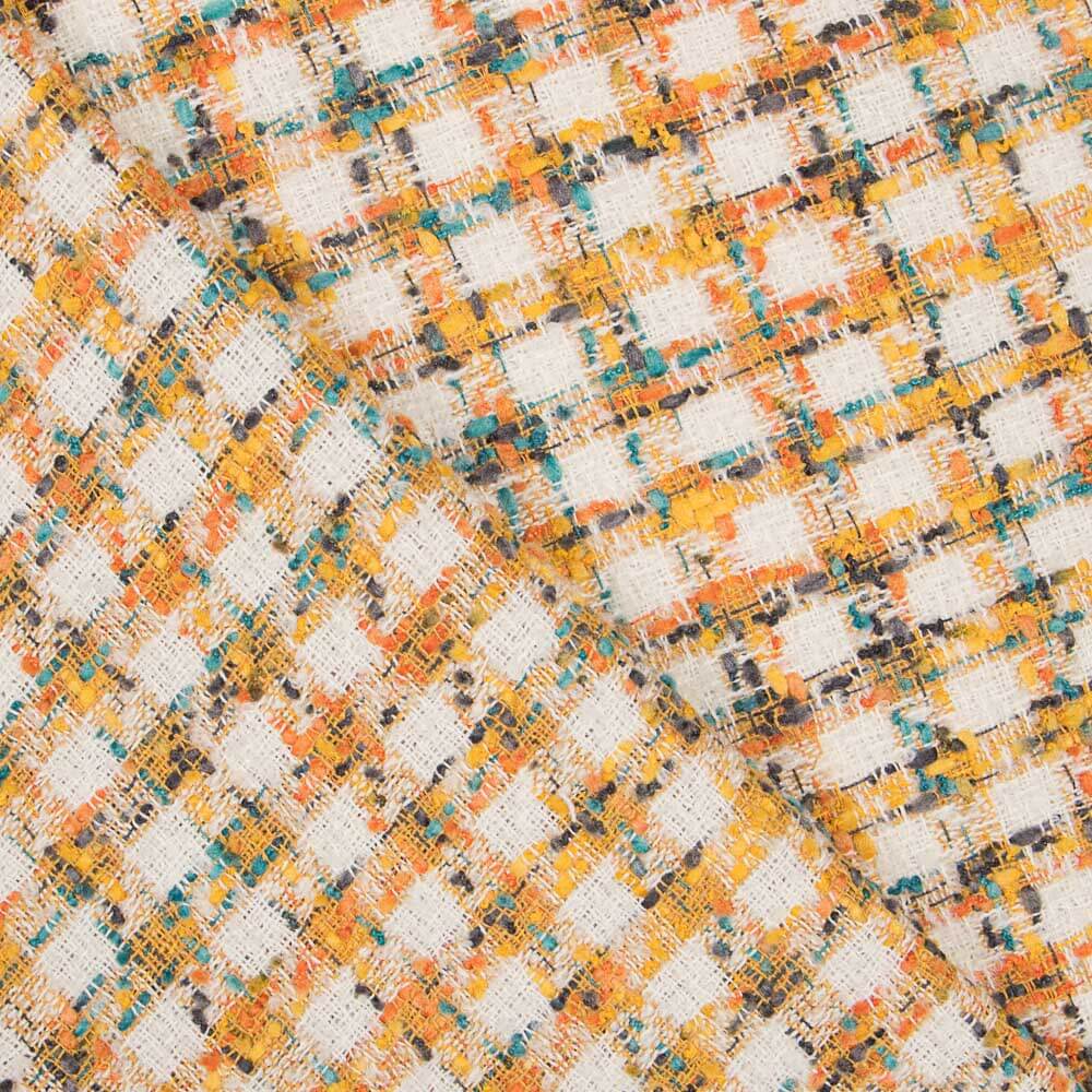 Tweed Lã Pé Galo Amarelo - Ribes y Casals