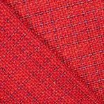 Tweed Lã Lurex Vermelho - Ribes y Casals