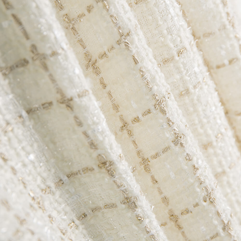 Tweed Lã Lurex Cru - Ribes y Casals