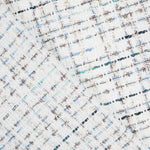 Tweed Lã Bicolor Cru Azul Claro - Ribes y Casals