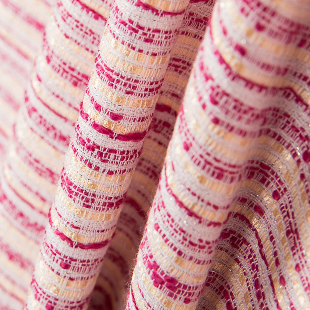 Tweed Lamés Vermelho - Ribes y Casals