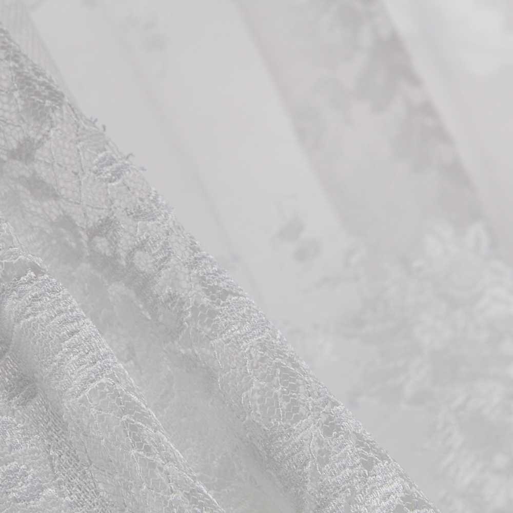 Renda Chantilly Medalhão Branco - Ribes y Casals