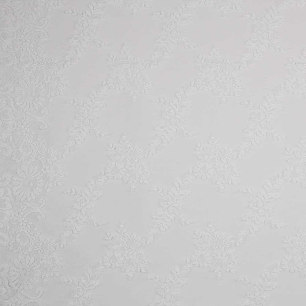 Renda Chantilly Medalhão Branco - Ribes y Casals