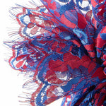 Renda Chantilly Bicolor Azul-Fúcsia - Ribes y Casals