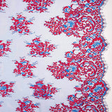 Renda Chantilly Bicolor Azul-Fúcsia - Ribes y Casals