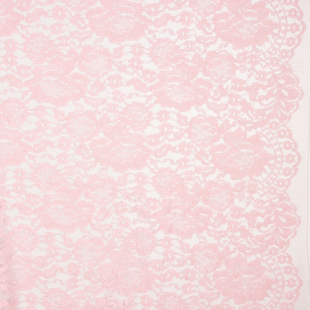 Renda Chantilly Rosa Claro - Ribes y Casals