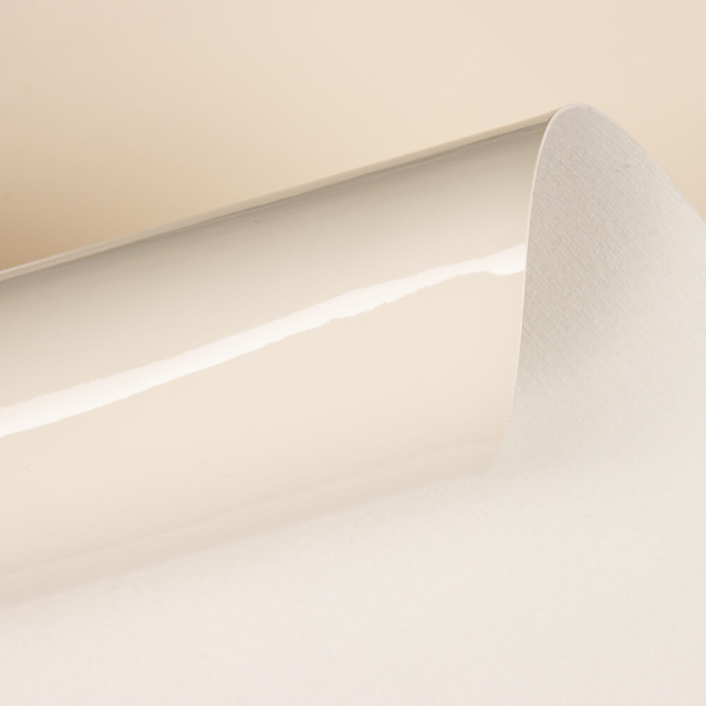 Eco-Couro Envernizado Rígido Liso Cru - Ribes y Casals