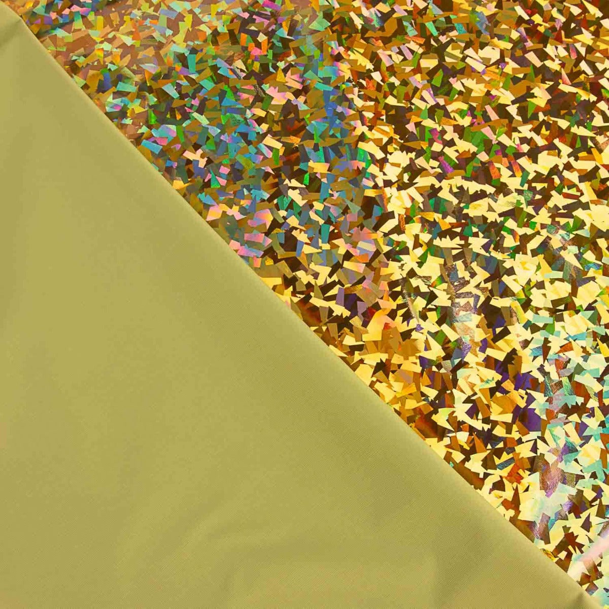 Vinil Charol Holográfico Diamante Ouro - Ribes y Casals