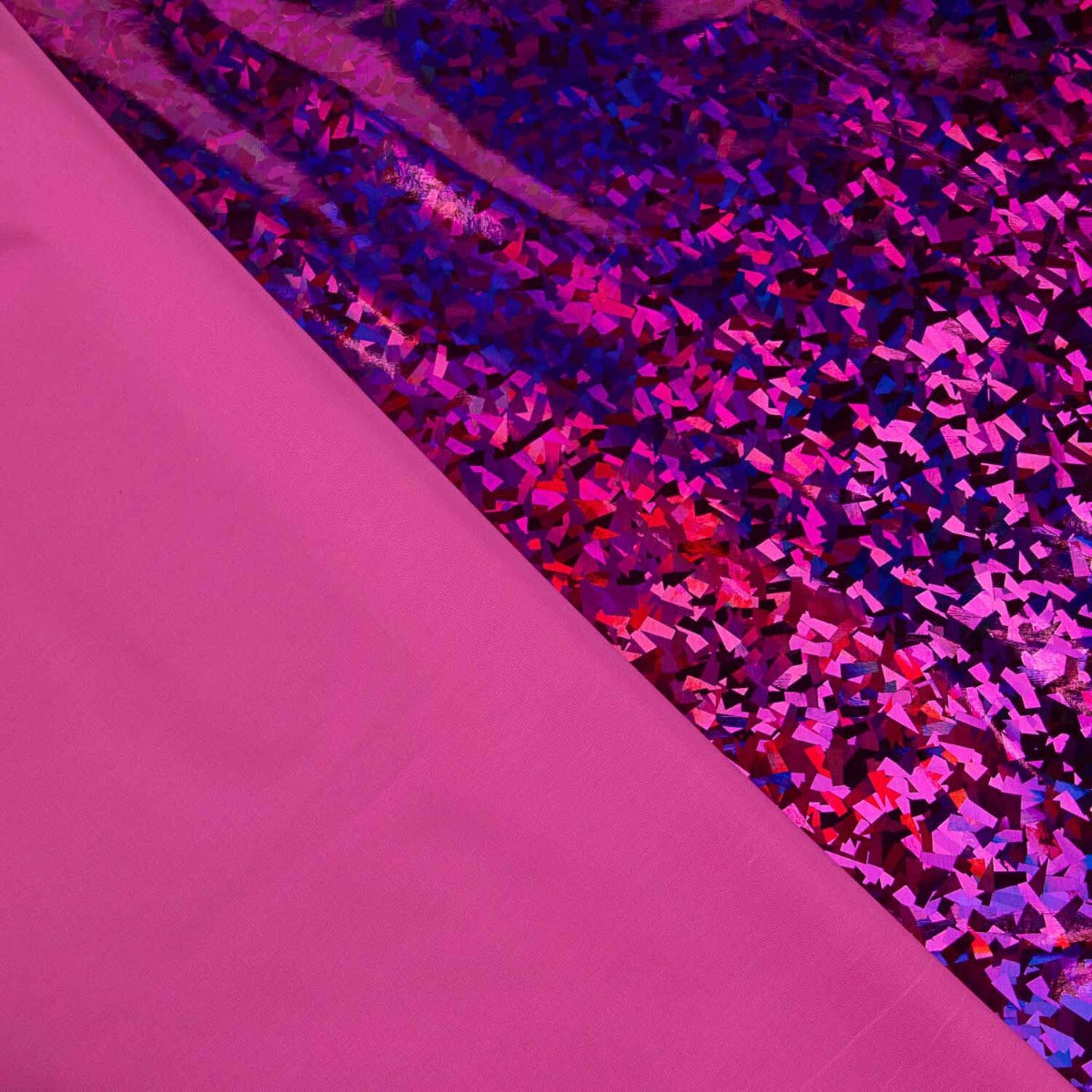 Vinil Charol Holográfico Diamante Fúcsia - Ribes y Casals