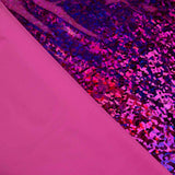 Vinil Charol Holográfico Diamante Fúcsia - Ribes y Casals