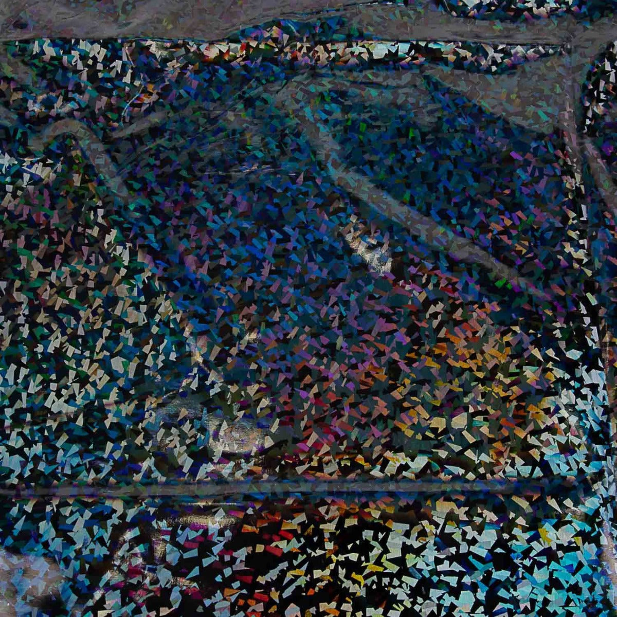 Vinil Charol Holográfico Diamante Preto - Ribes y Casals