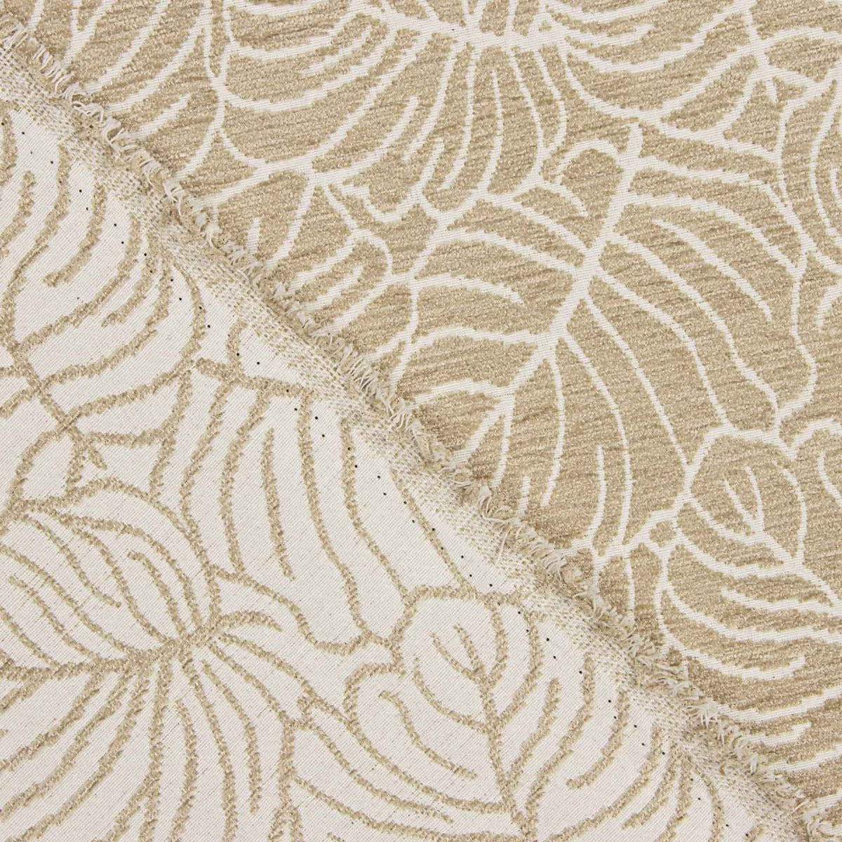 Chenile Estampada Folhas - Ribes y Casals