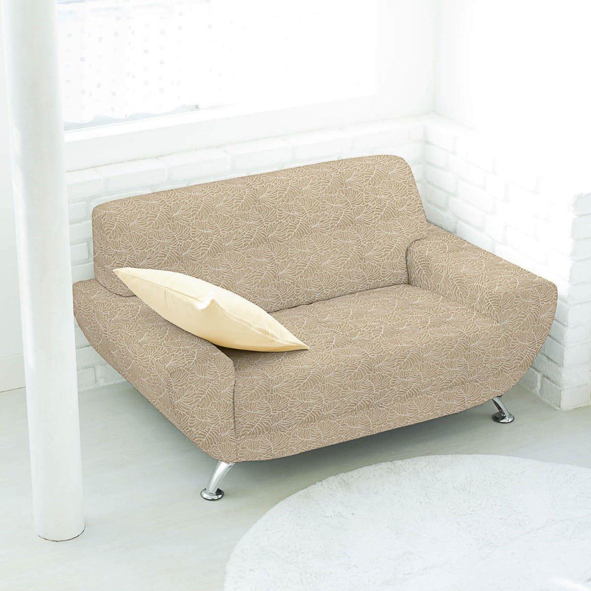 Chenile Estampada Folhas - Ribes y Casals