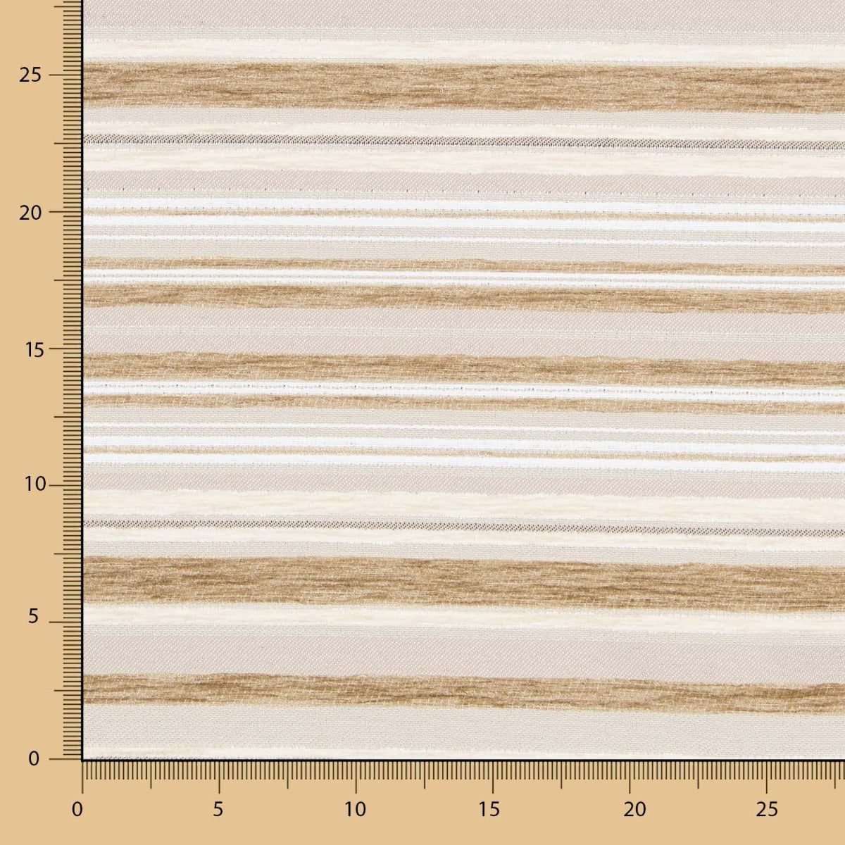 Chenilla Listado Beige - Ribes y Casals