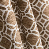 Chenille Estofamento Geométrico Camel - Ribes y Casals