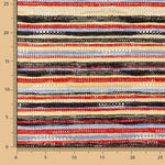 Chenille Tapeçaria Listrada Vermelha - Ribes y Casals