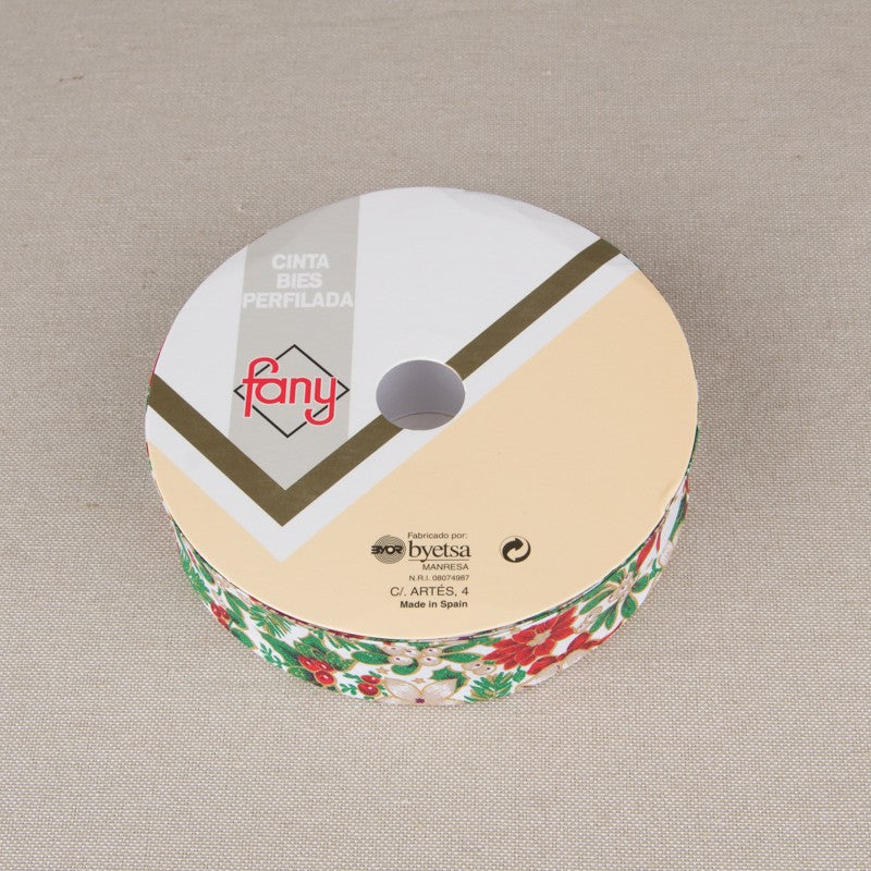 Cinta Bies Navidad Blanca - Ribes y Casals