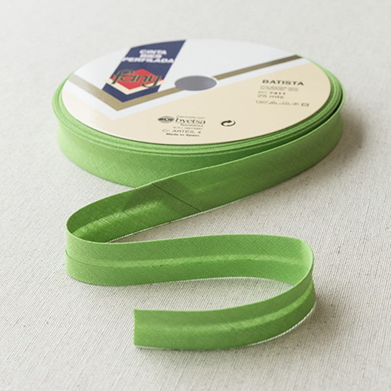 Fita Viés Verde 18mm - Ribes y Casals