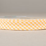 Fita Viés Xadrez Amarela 18mm - Ribes y Casals