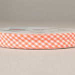 Fita Viés Xadrez Laranja 18mm - Ribes y Casals