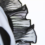 Fita Plissada Gaza 4&#39;5cm Preta - Ribes y Casals