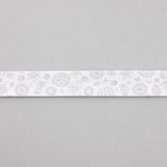 Fita de Viés Folhas Cinza 18 mm - Ribes y Casals