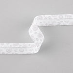 Fita de Viés Folhas Cinza 18 mm - Ribes y Casals