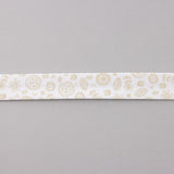 Fita de Viés Folhas Bege 18 mm - Ribes y Casals