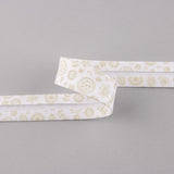 Fita de Viés Folhas Bege 18 mm - Ribes y Casals