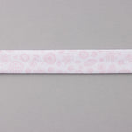 Fita de Viés Folhas Rosa 18 mm - Ribes y Casals