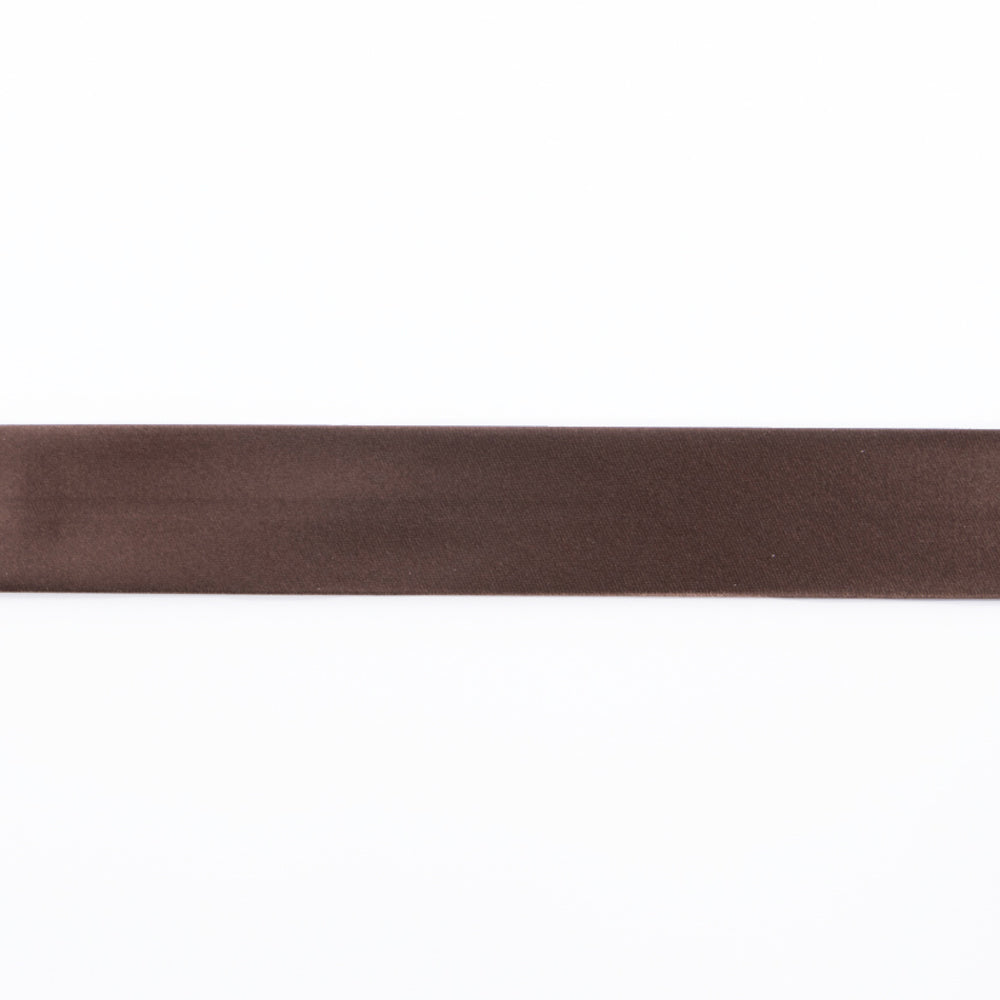 Fita de Viés de Cetim Castanho 30 mm - Ribes y Casals
