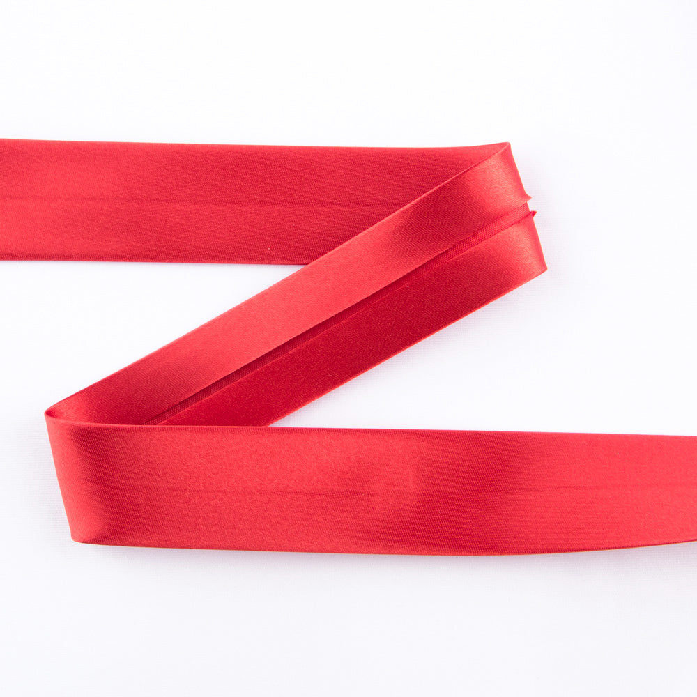 Fita de Viés de Cetim Rubi 18 mm - Ribes y Casals