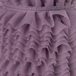 Cinta Plisada Garrucha 6 cm Berenjena - Ribes y Casals