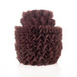 Cinta Plisada Garrucha 6 cm Burdeos Oscuro - Ribes y Casals