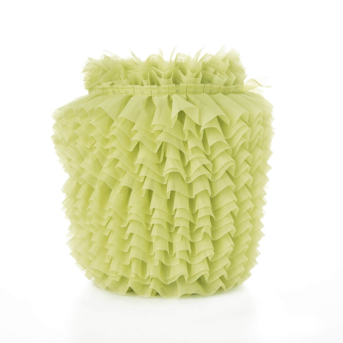 Cinta Plisada Garrucha 6 cm Lima - Ribes y Casals